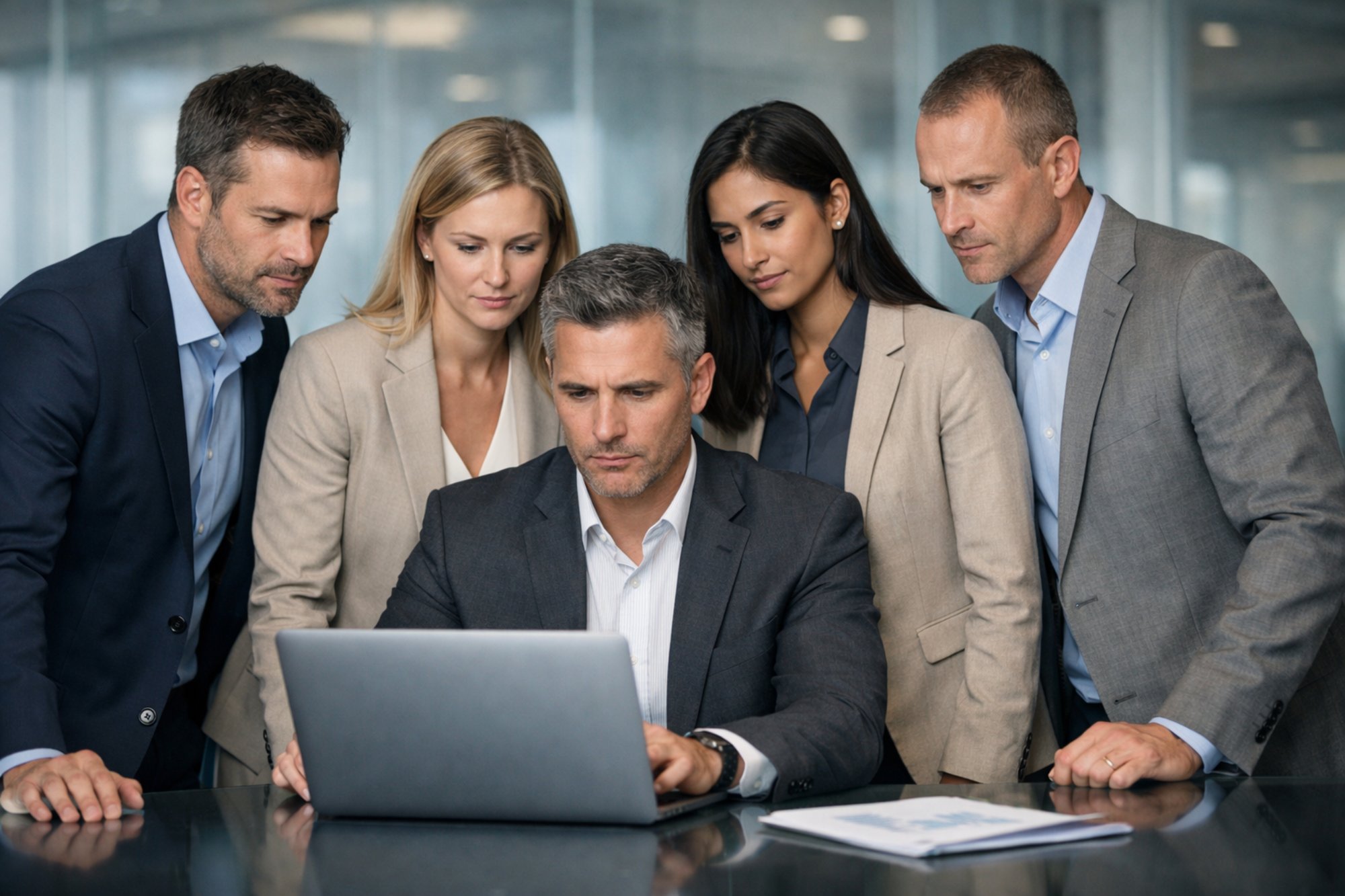 Recruitmentteam in overleg tijdens besluitvorming